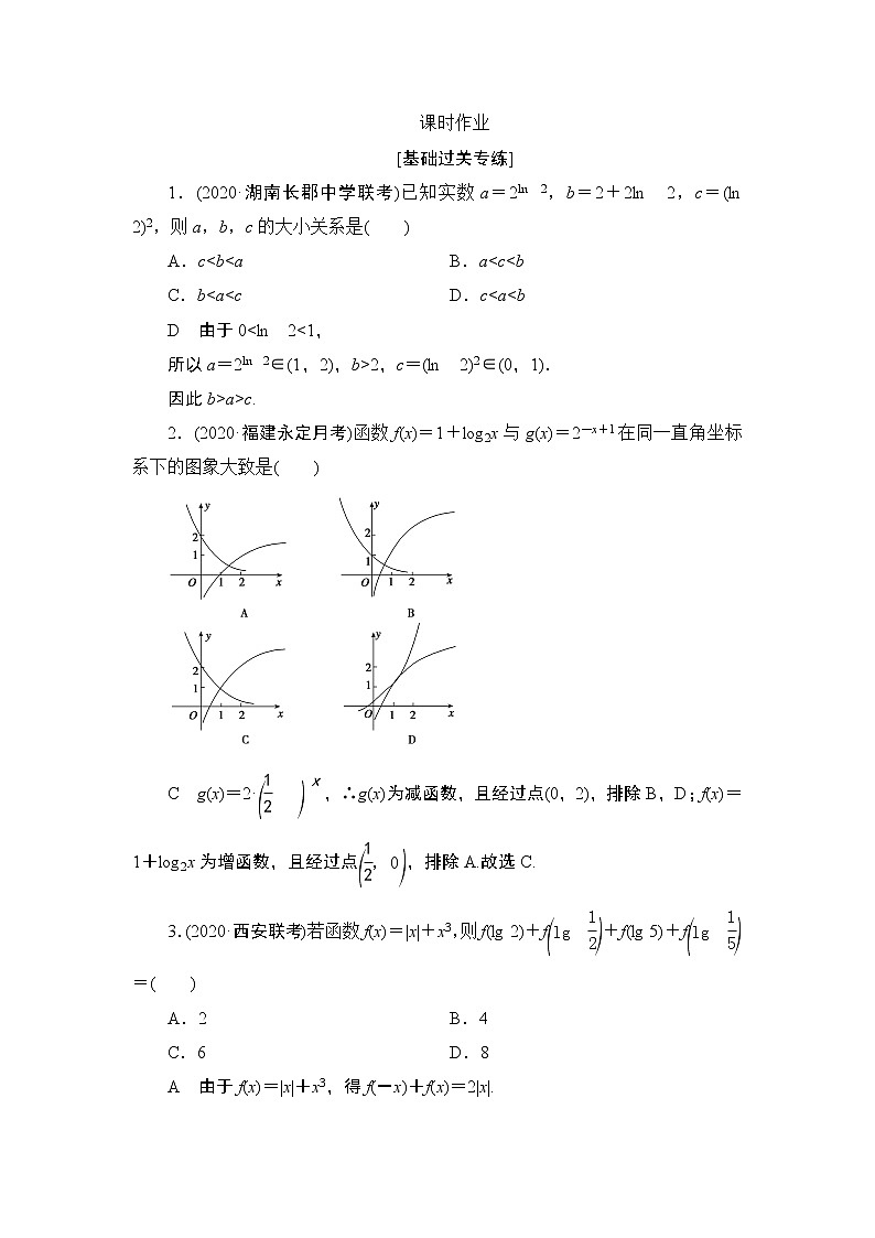 高考复习《函数的图象二》课时作业2.6第1页