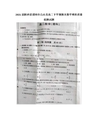 陕西省渭南市白水县高二下学期期末数学理科质量检测试题