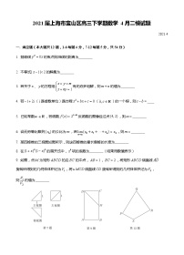 2021上海市宝山区高三下学期数学4月二模试题
