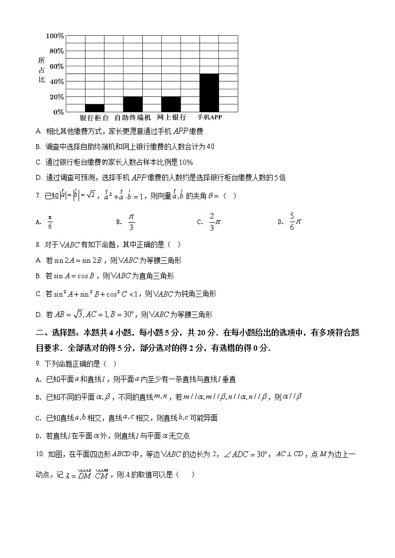 精品解析：吉林省松原市长岭县第三中学2020-2021学年高一下学期期末数学试题02