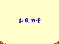 数学必修 第二册6.1.4 数乘向量课堂教学课件ppt