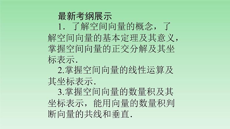 人教版A版（2019）课标高中数学选择性必修一1.1空间向量及其运算   课件第2页