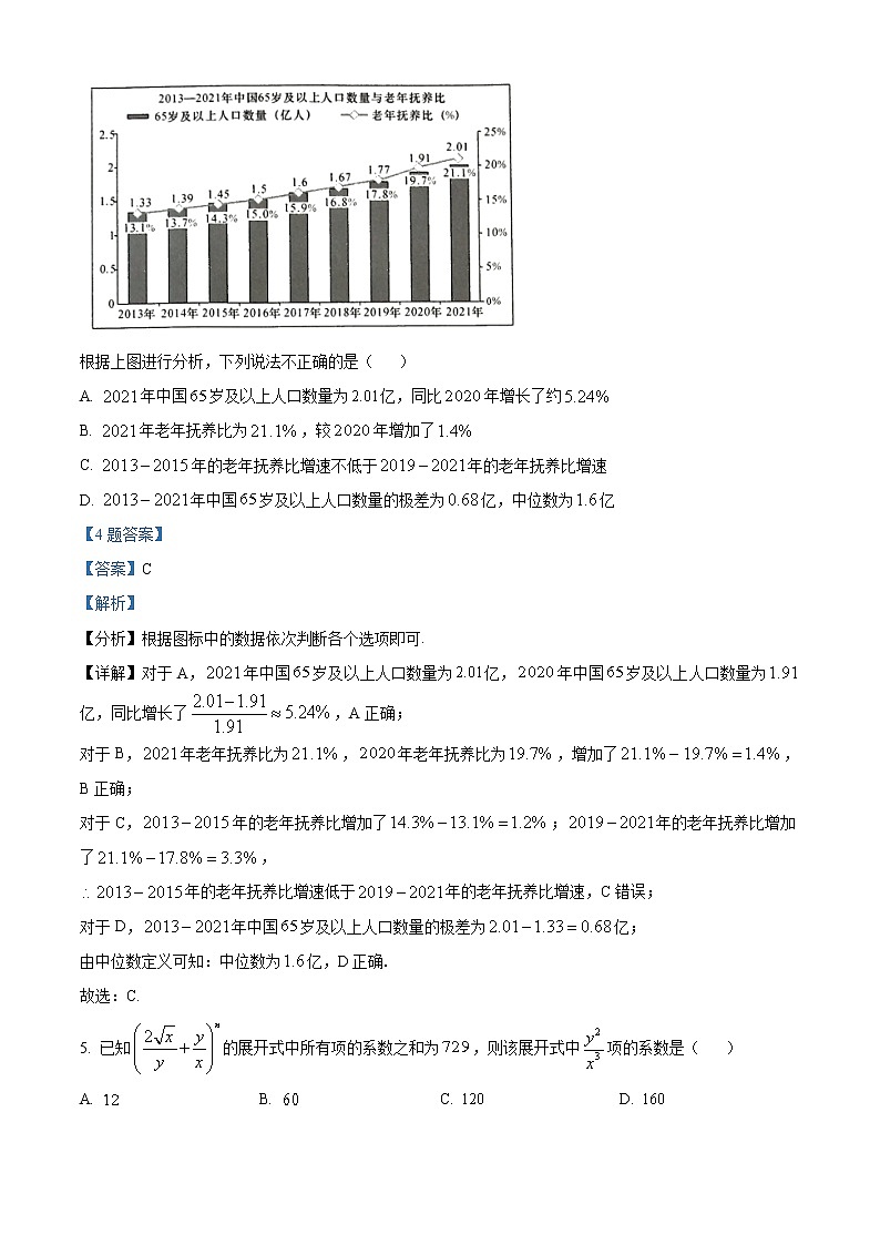 2022届湘豫名校高三5月联考理科数学答案第3页