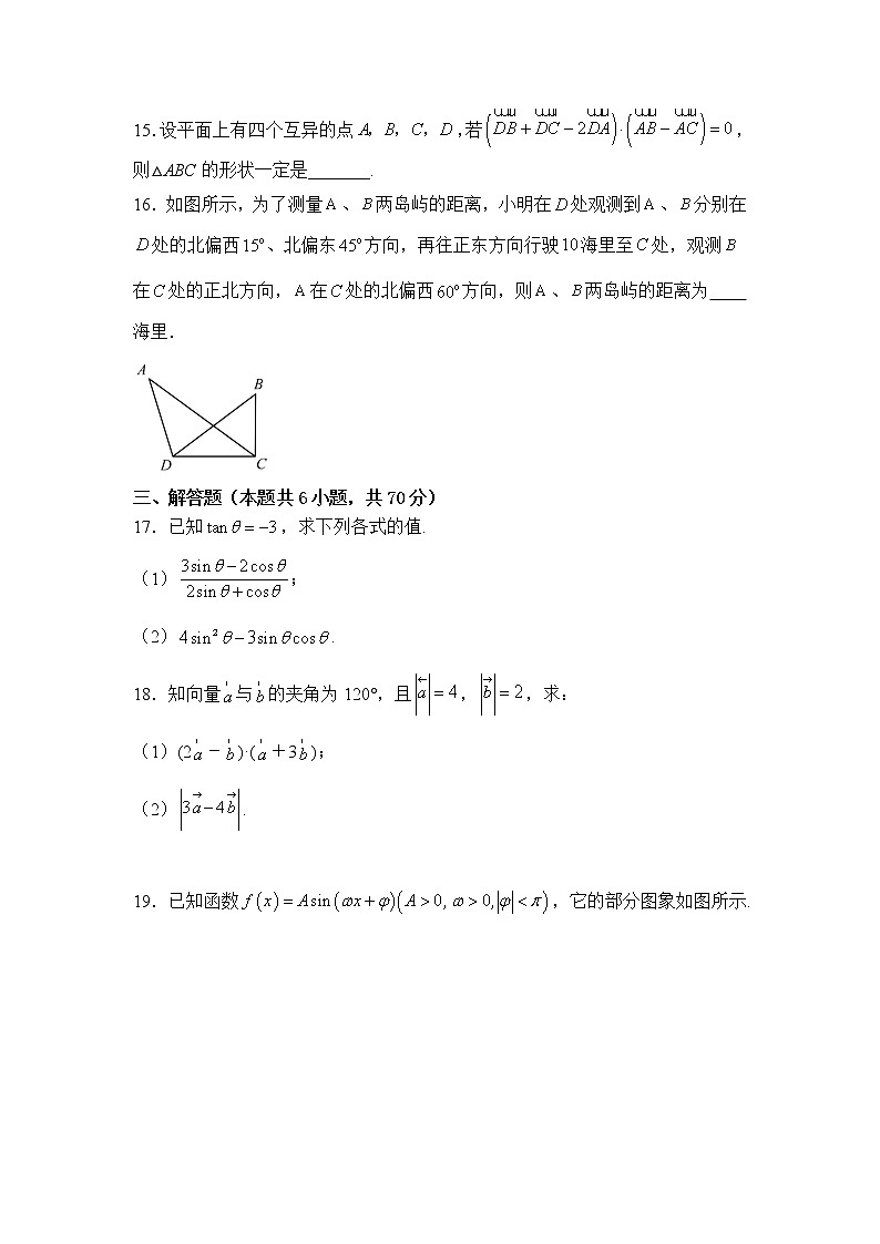 2021长春清蒲中学高一下学期（昆山路校区）期中考试数学试题含答案第3页
