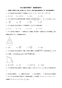 2022新高考全真模拟卷数学卷及答案解析 (四)