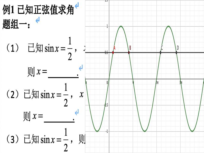 人教版（B版2019课标）高中数学必修三7.3.5已知三角函数值求角   课件06