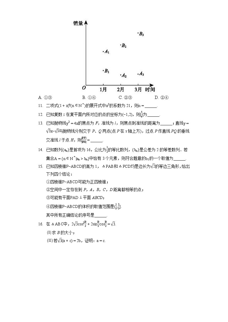 2022年北京市西城区高考数学二模试卷（含答案解析）02