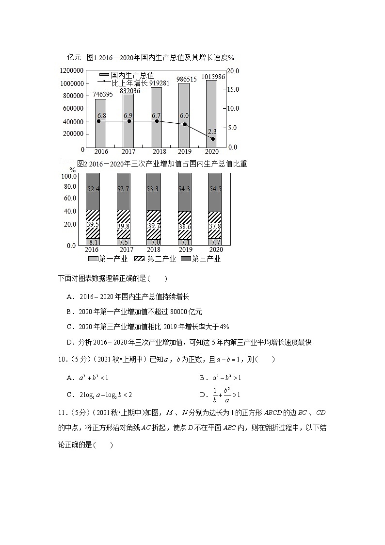 2021-2022学年湖南省长沙一中、广东省深圳实验学校高三（上）期中数学试卷03