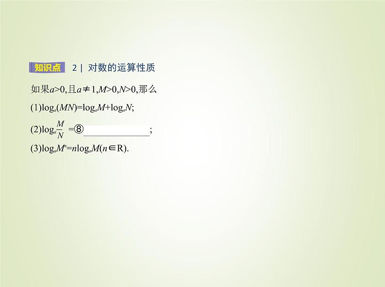 苏教版高中数学必修第一册第4章指数与对数2对数课件04