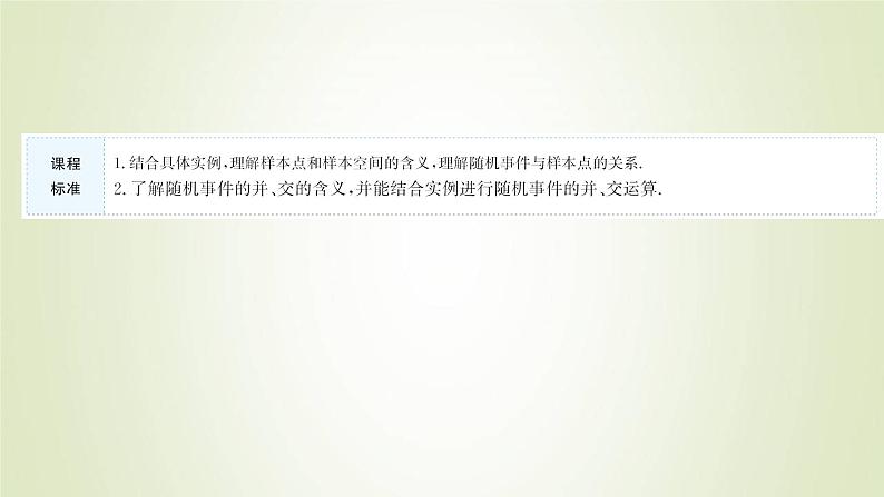 苏教版高中数学必修第二册第15章概率1随机事件和样本空间课件02