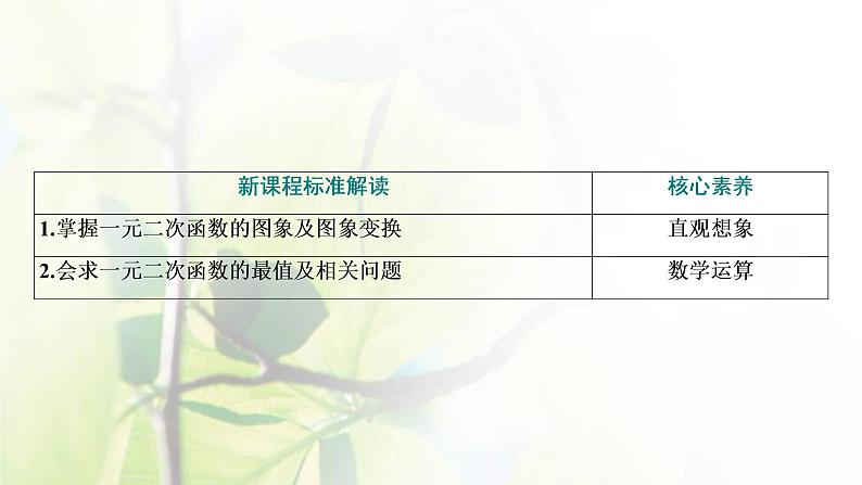 北师大版高中数学必修第一册第一章预备知识4.1一元二次函数课件03