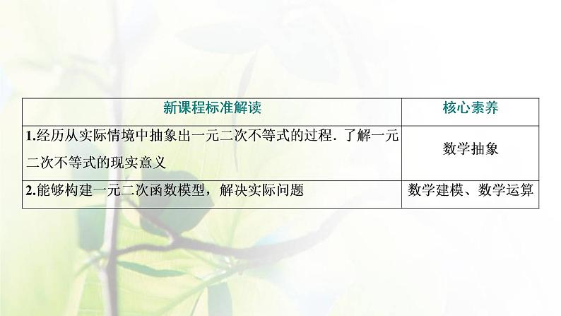 北师大版高中数学必修第一册第一章预备知识4.3一元二次不等式的应用课件03
