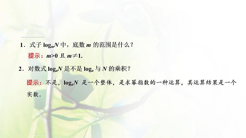 北师大版高中数学必修第一册第四章对数运算与对数函数1对数的概念课件07