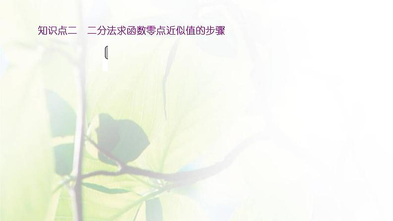 北师大版高中数学必修第一册第五章函数应用1.2利用二分法求方程的近似解课件08
