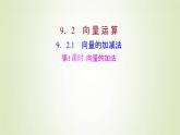 苏教版高中数学必修第二册第9章平面向量2.1第1课时向量的加法课件