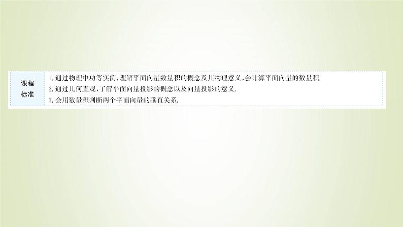 苏教版高中数学必修第二册第9章平面向量2.3第1课时向量的数量积1课件02