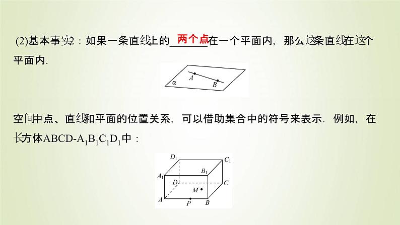 苏教版高中数学必修第二册第13章立体几何初步2.1平面的基本性质课件06
