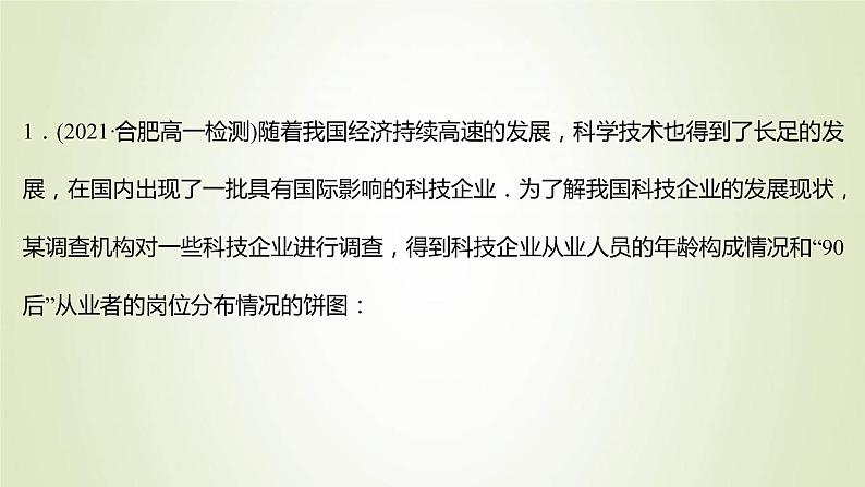 苏教版高中数学必修第二册第14章统计3.1扇形统计图折线统计图频数直方图课件04