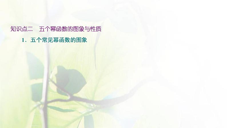 北师大版高中数学必修第一册第二章函数4.2简单幂函数的图象和性质课件08