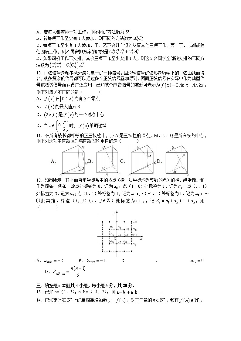 2022届湖南省长郡中学高三考前保温卷数学试题第2页