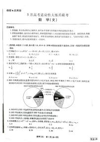 2022届江西高三5月联考·数学试卷（文）+答案（图片版）