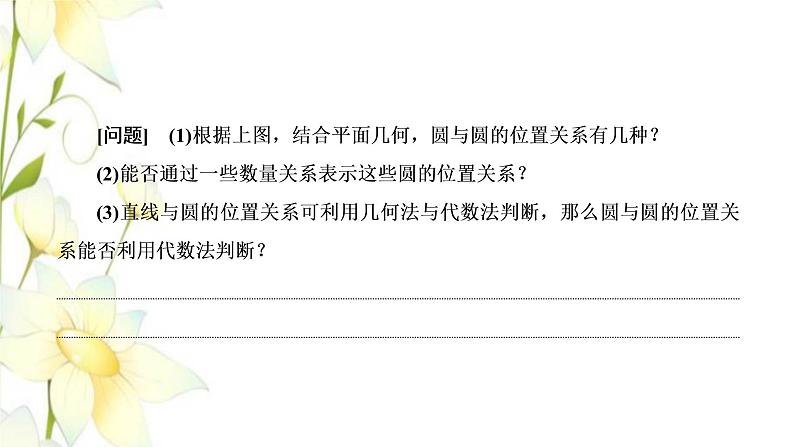 新人教B版高中数学选择性必修第一册第二章平面解析几何3.4圆与圆的位置关系课件第4页