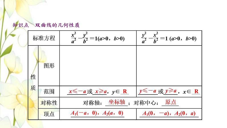 新人教B版高中数学选择性必修第一册第二章平面解析几何6.2双曲线的几何性质课件05