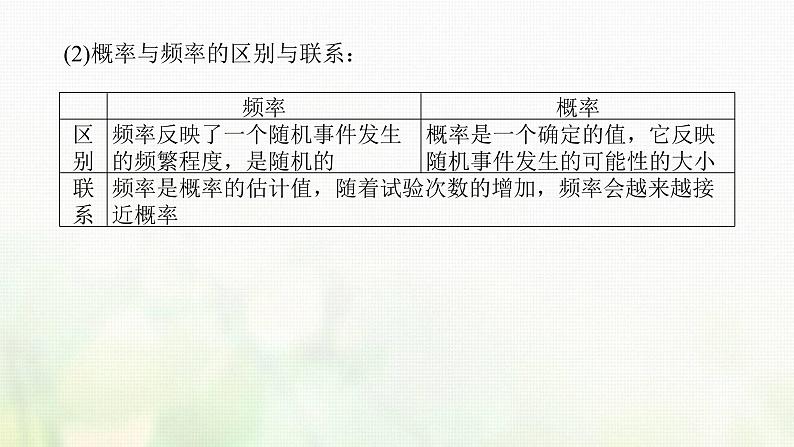新人教B版高中数学必修第二册第五章统计与概率3.4频率与概率课件06
