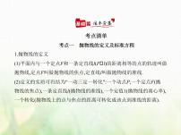 新人教A版高考数学二轮复习专题九平面解析几何5抛物线综合篇课件