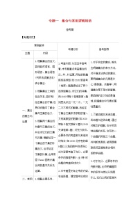 新人教A版高考数学二轮复习专题一集合与常用逻辑用语1集合综合集训含解析
