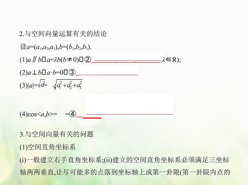 新人教A版高考数学二轮复习专题八立体几何5空间向量及其在立体几何中的应用综合篇课件02