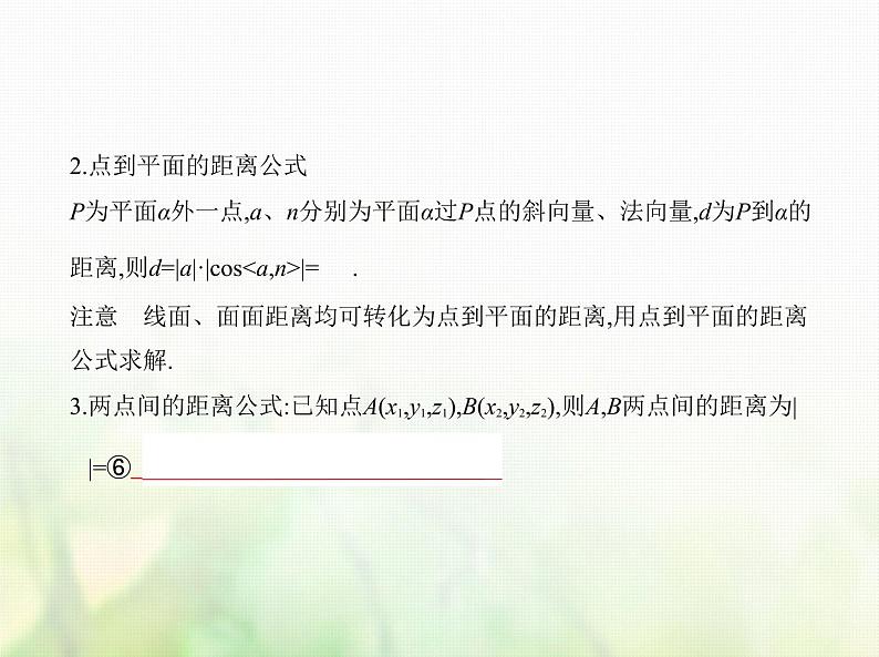 新人教A版高考数学二轮复习专题八立体几何5空间向量及其在立体几何中的应用综合篇课件06
