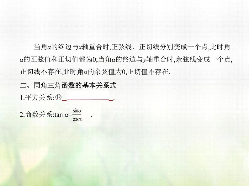 新人教A版高考数学二轮复习专题五三角函数与解三角形1三角函数的概念同角三角函数的基本关系及诱导公式综合篇课件第7页