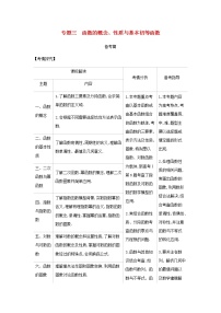 新人教A版高考数学二轮复习专题三函数的概念性质与基本初等函数1函数的概念综合集训含解析