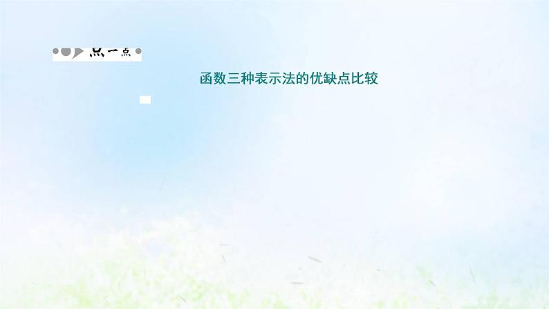 湘教版高中数学必修第一册第三章函数的概念与性质1.2表示函数的方法课件07