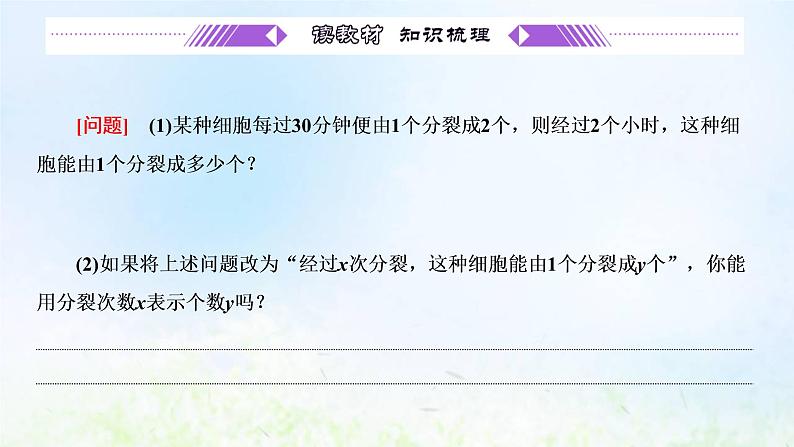 湘教版高中数学必修第一册第四章幂函数指数函数和对数函数2.1指数爆炸和指数衰减课件04