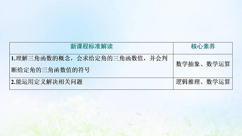 湘教版高中数学必修第一册第五章三角函数2.1第一课时用比值定义三角函数课件03