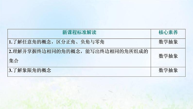 湘教版高中数学必修第一册第五章三角函数1.1角的概念的推广课件03