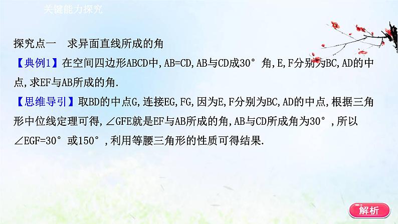 新人教A版高中数学必修第二册第八章立体几何初步6.1直线与直线垂直课件2第6页