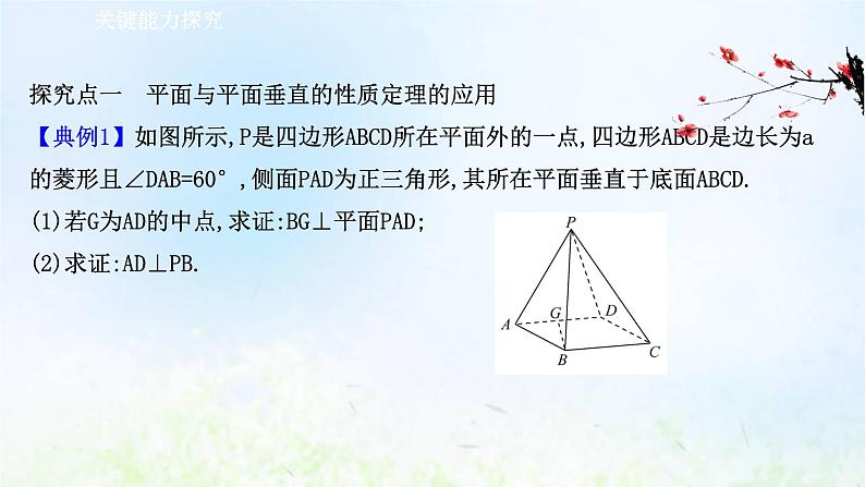 新人教A版高中数学必修第二册第八章立体几何初步6.3平面与平面垂直二课件206