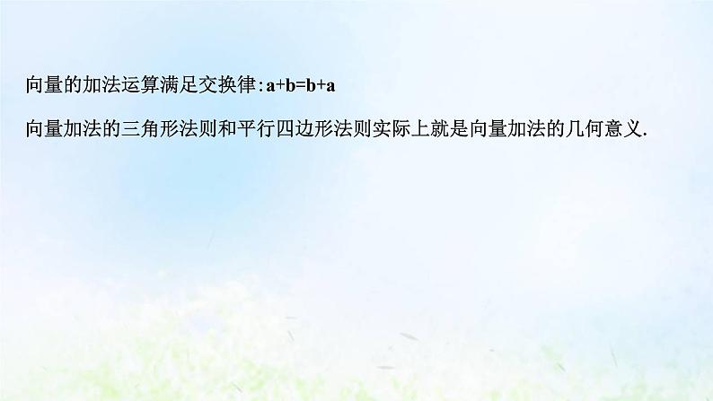 新人教A版高中数学必修第二册第六章平面向量及其应用2.1向量的加法运算课件208
