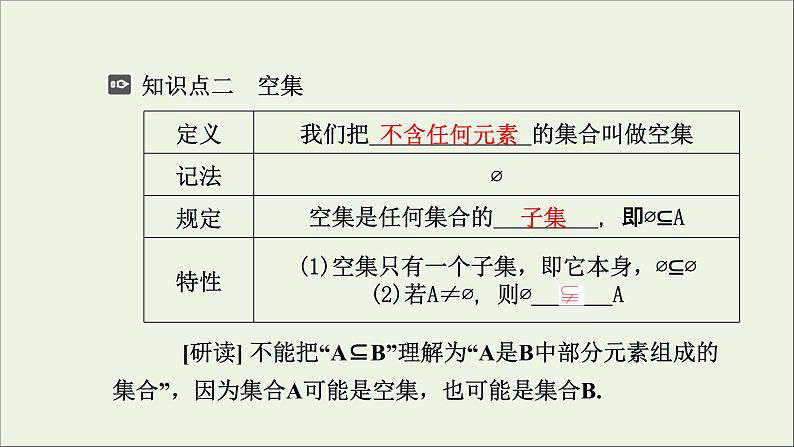 新人教A版高中数学必修第一册第一章集合与常用逻辑用语2集合间的基本关系课件06