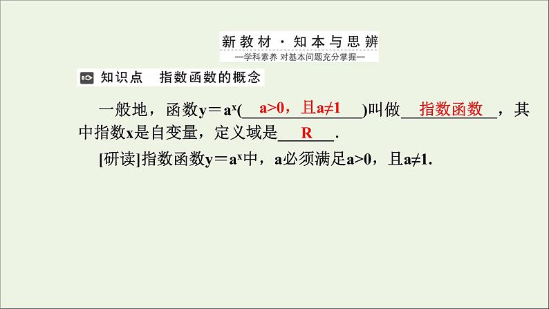 新人教A版高中数学必修第一册第四章指数函数与对数函数2.1指数函数的概念课件第3页