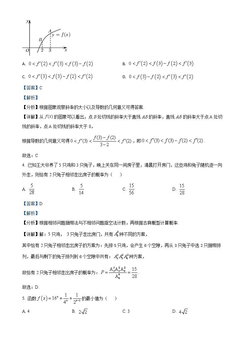 精品解析：辽宁省沈阳市第二中学2022届高三下学期第四次模拟考试数学试题（解析版）第2页