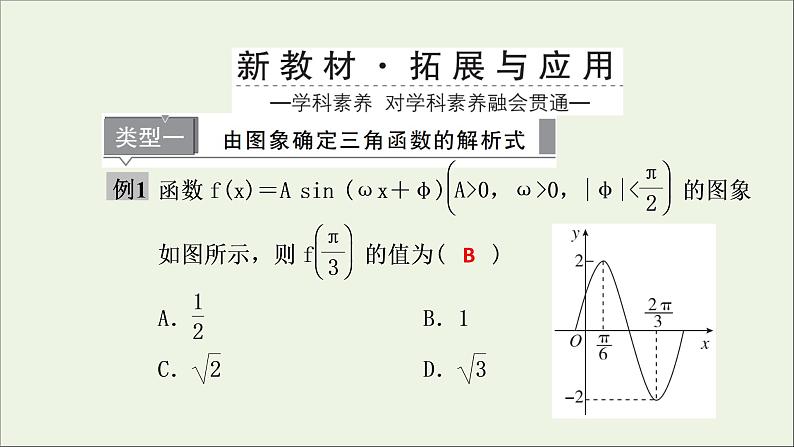 新人教A版高中数学必修第一册第五章三角函数6.2函数y＝Asinωx＋φ的图象第二课时课件05