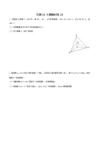 专题14+【大题限时练14】-备战2022年上海高考数学满分限时题集