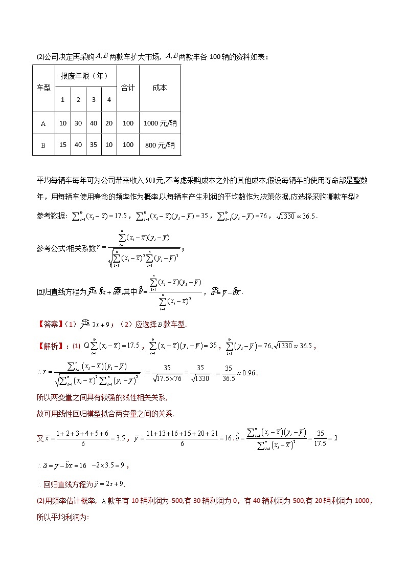 预测卷01（理） -【大题小卷】冲刺2022年高考数学大题限时集训02