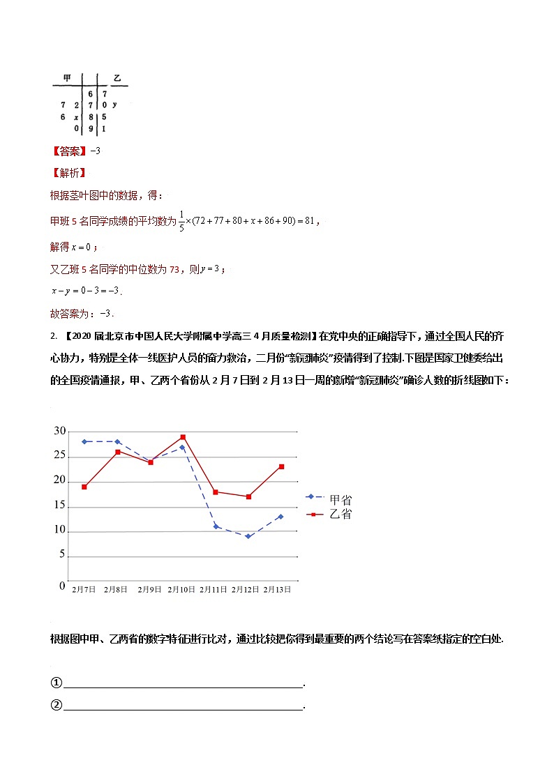 专题06 概率与统计（解析版）第3页
