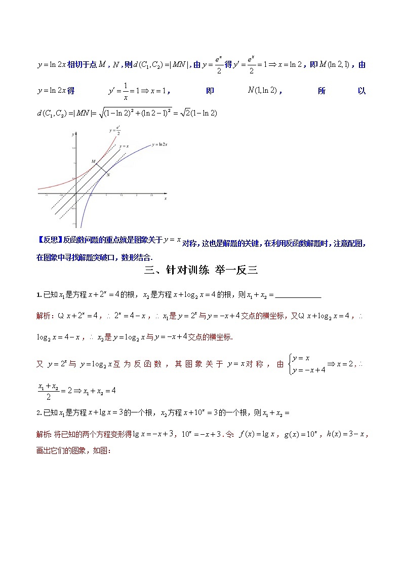 专题04 指数函数与对数函数互为反函数（解析版）-【二级结论速解】备战2022年高考数学必备考试技能高分领先方案第2页