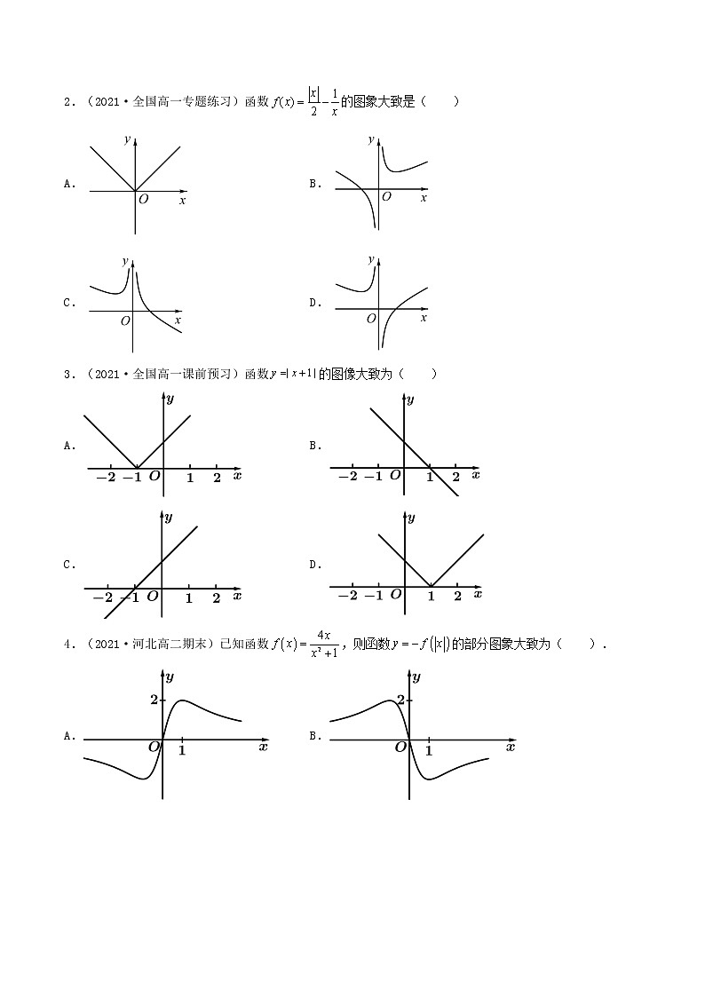 第11讲 函数的图象-【高考艺术生专用】2022年高考数学一轮复习讲义（原卷版）（基础版，全国通用版） 第2页